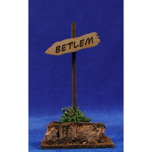 Indicador Betlem izquierda 12 cm madera