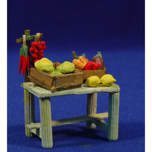 Banc mercat verdures 6 cm fusta