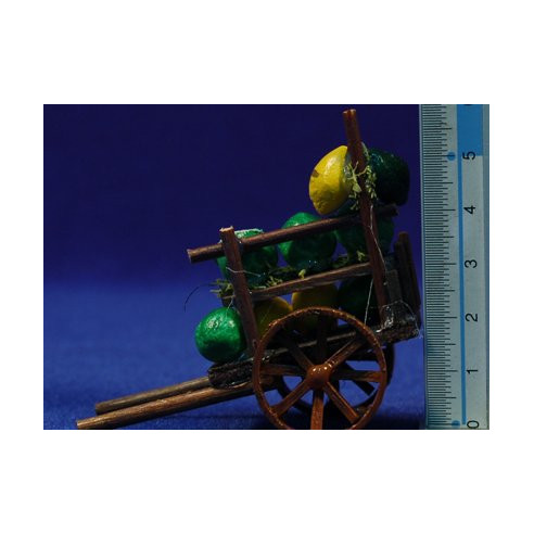 Carro fruta 7 cm madera