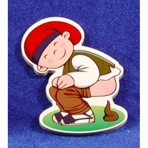Caganer imant 6 cm fusta La lluna