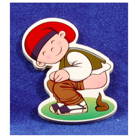 Caganer imant 6 cm fusta La lluna