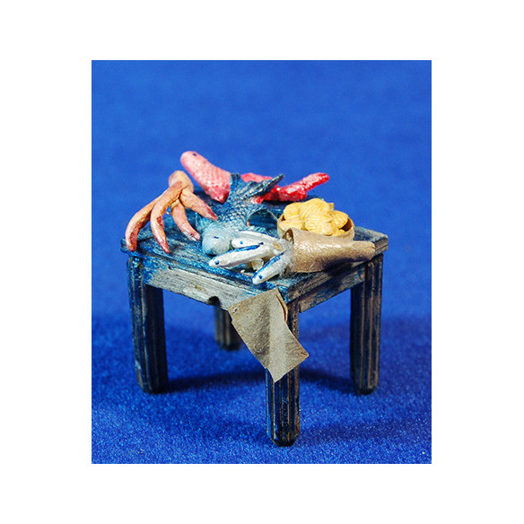 Banco peces 4,5 cm madera