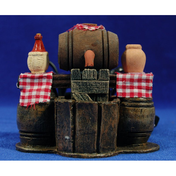 Wine barrels 10 cm wood electric