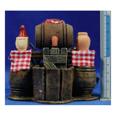 Wine barrels 10 cm wood electric