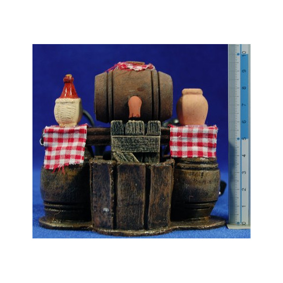 Wine barrels 10 cm wood electric