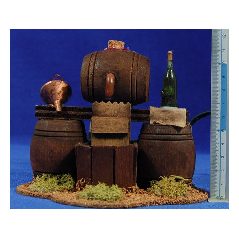 Fountain 12 cm wood electric
