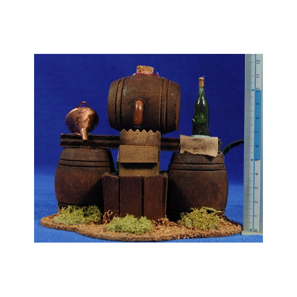 Fountain 12 cm wood electric