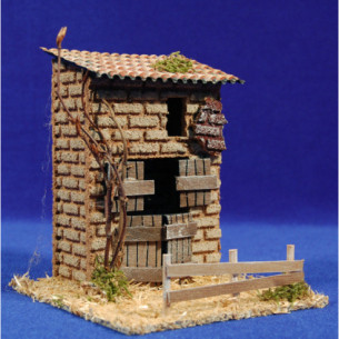 Henhouse empty 13x13x15 cm corck