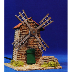 Windmill 15 cm corck and plastic