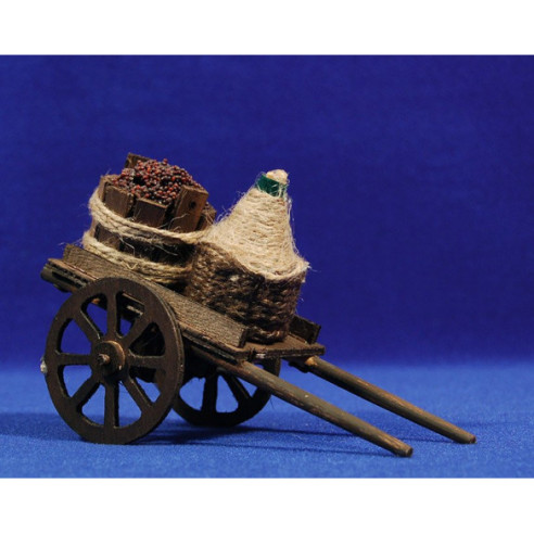 Carro damajuana y tina 17 cm madera