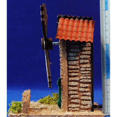 Windmill 15 cm corck and plastic