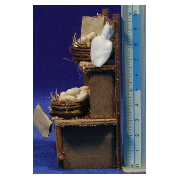 Banco pollaio 10 cm legno