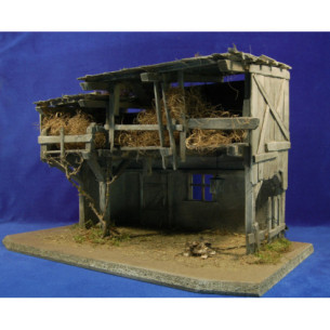 Cave with barn iluminated10 cm corck