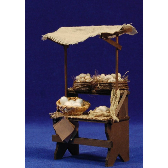Banco huevos 15 cm madera