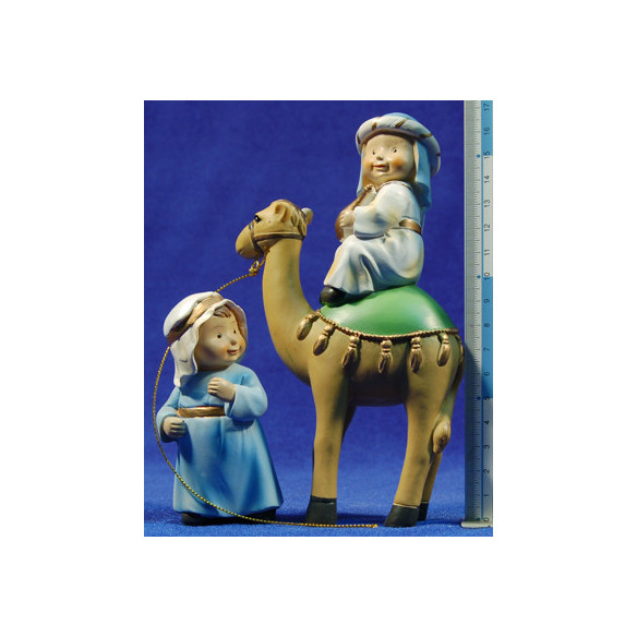 Reyes a camello naïf 10 cm marmolina Oliver