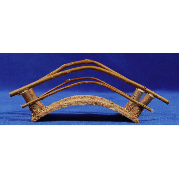 Bridge curved 12 cm wood
