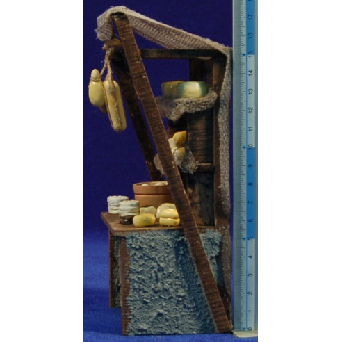 Banco quesos 18 cm madera