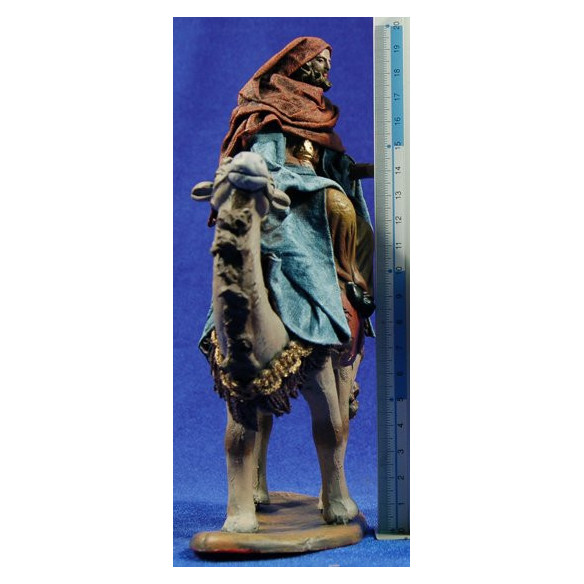 Reyes a camello con ropa 12 cm ropa y barro Figuralia