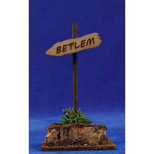 Indicador Betlem esquerra 12 cm fusta