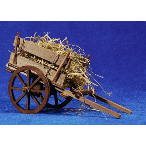Carro paja 17 cm madera