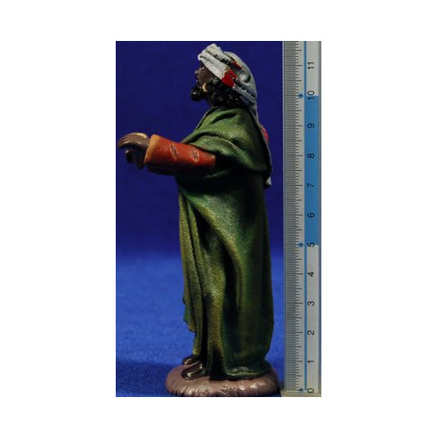 Reyes adorando 12 cm ropa y barro Figuralia