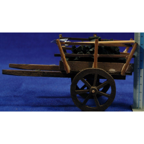 Carrello di uva 17 cm legno