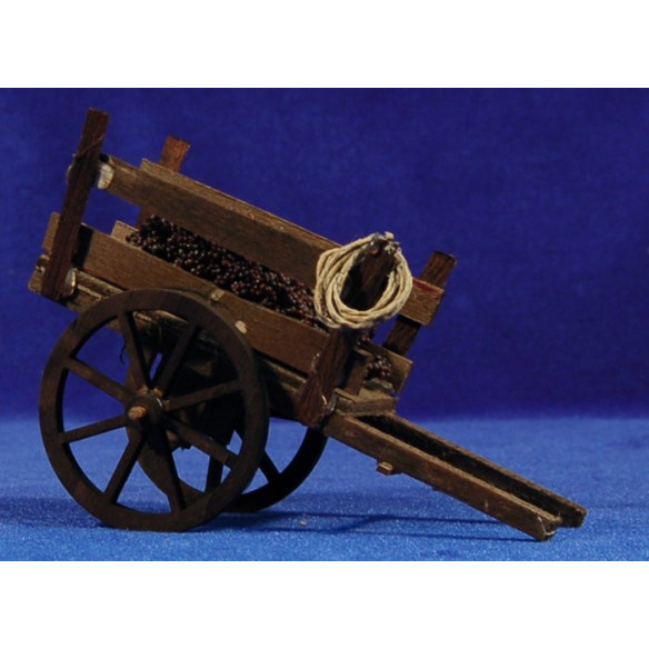 Carrello del vinaiolo 17 cm legno