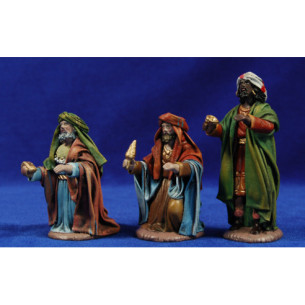 Kings addoring 12 cm clay and clothes Figuralia
