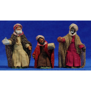 Kings addoring 6 cm clay and clothes