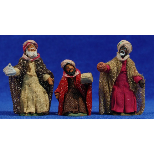 Kings addoring 6 cm clay and clothes