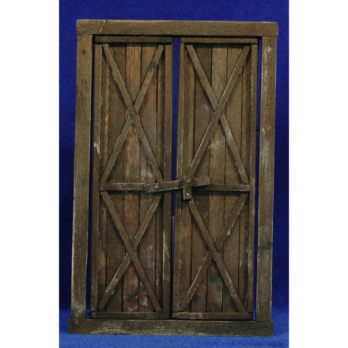 Portone quadre finestra 21 cm legno