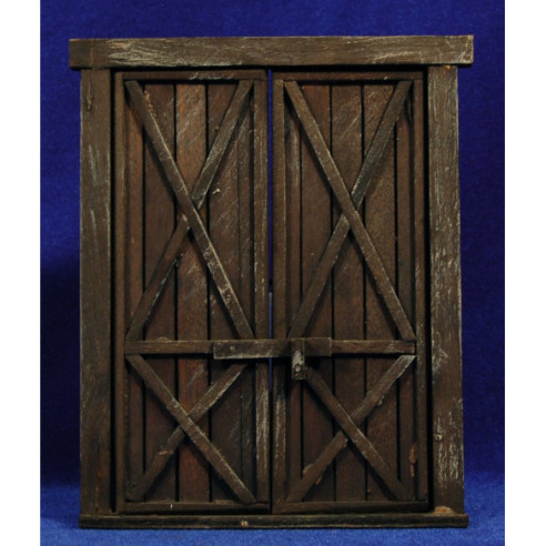 Porta finestra quadrada 16 cm fusta