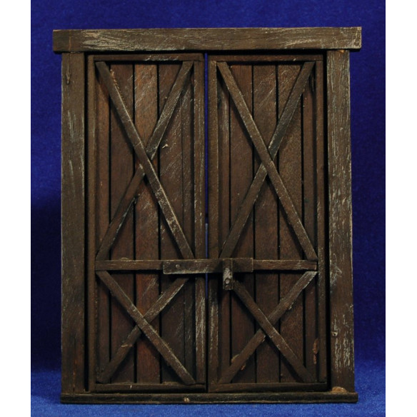 Porta finestra quadrada 16 cm fusta