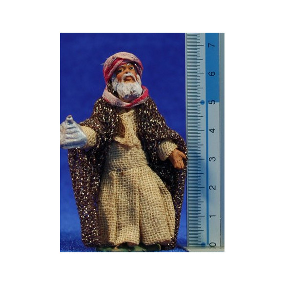 Kings addoring 6 cm clay and clothes