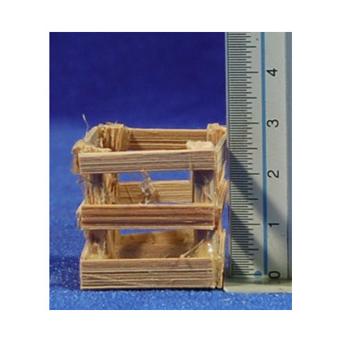 Caja para frutas o verduras 4 cm madera
