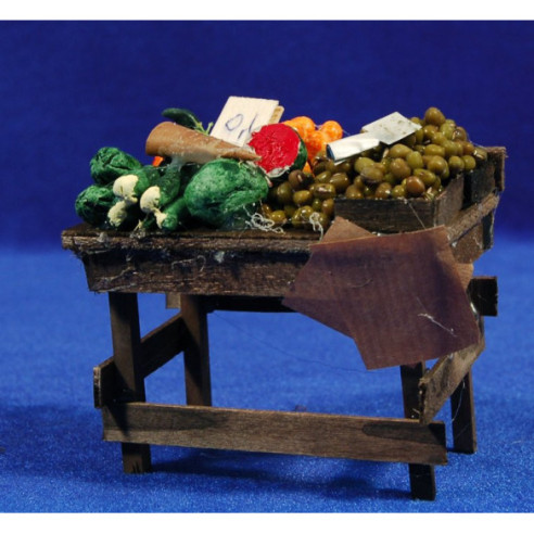 Banco frutta grande 7 cm legno