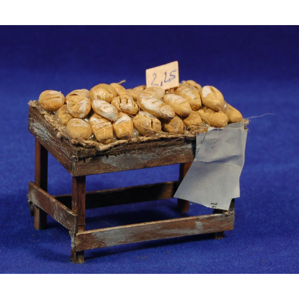 Banco pane grande 7 cm legno