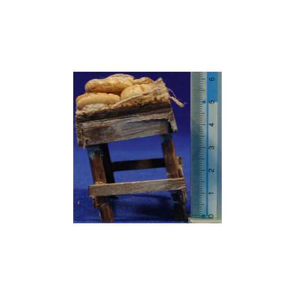 Bank bread medium 6 cm wood