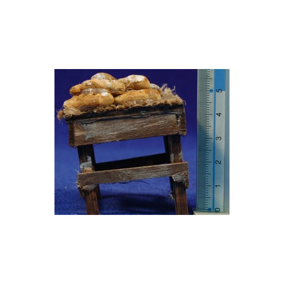 Bank bread little 5,5 cm wood