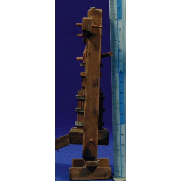 Premsa vino 16 cm madera