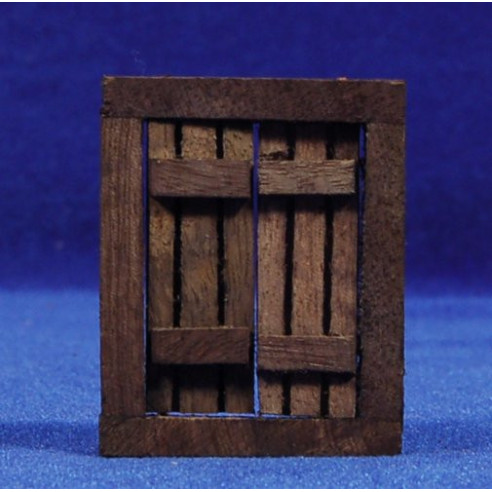 Finestra 4,8x6 cm legno