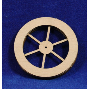 Roda 7 cm fusta