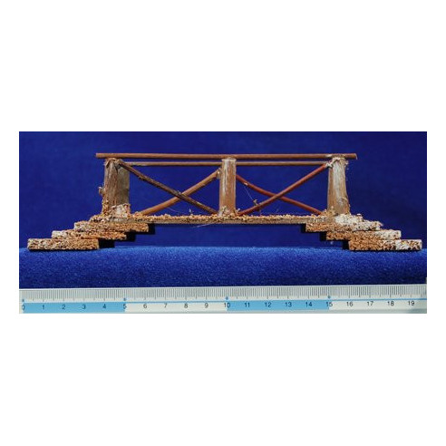 Puente plano 18 cm madera