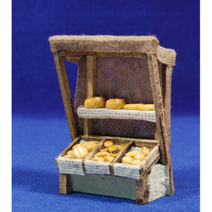 Banco pane con tendalino 8x5x11 cm legno