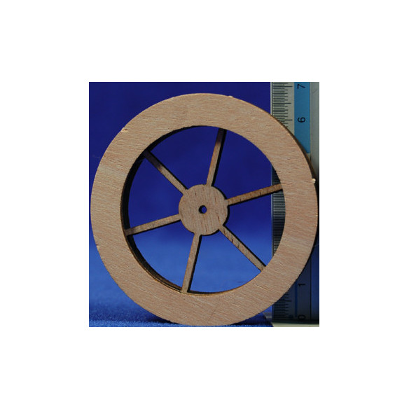 Rueda 7 cm madera