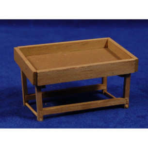 Banco mercado vacio 5 cm madera