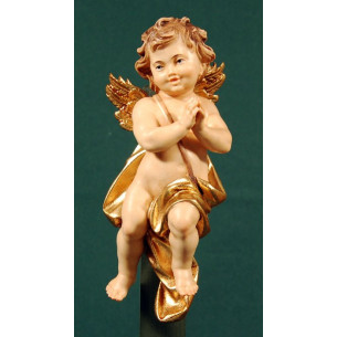 Angel praying to hang  15 cm painted wood