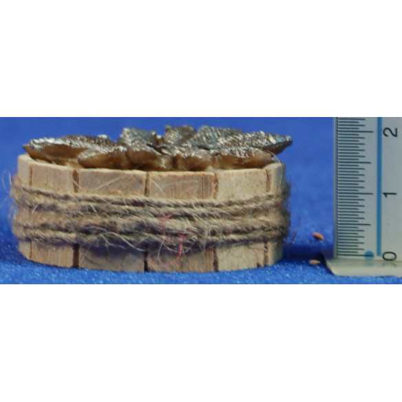 Box with herring 4,5 cm wood