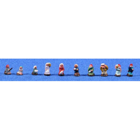 Pastore 1 cm terracotta dipinte Aurora