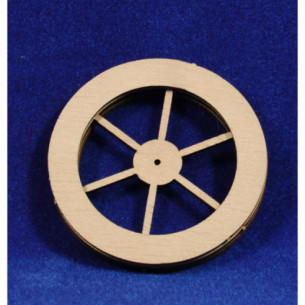 Roda 7 cm fusta